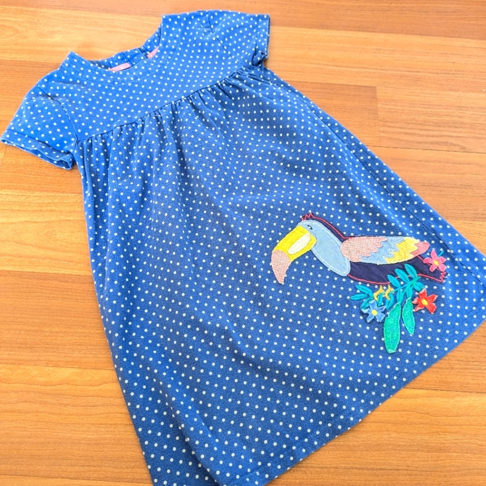 🦜 Baby Boden toucan dress, 3-4